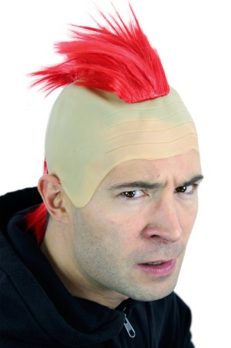 wig-me-up-4201-pc13-per-cke-punk-roter-iro-mohawk-auf-glatze image 8