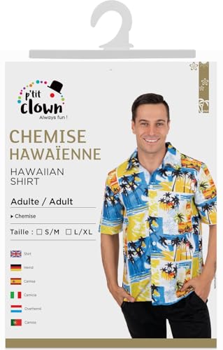 ptit-clown-hawaii-hemd-herren-mehrfarbig-gr-e-s-m image 5