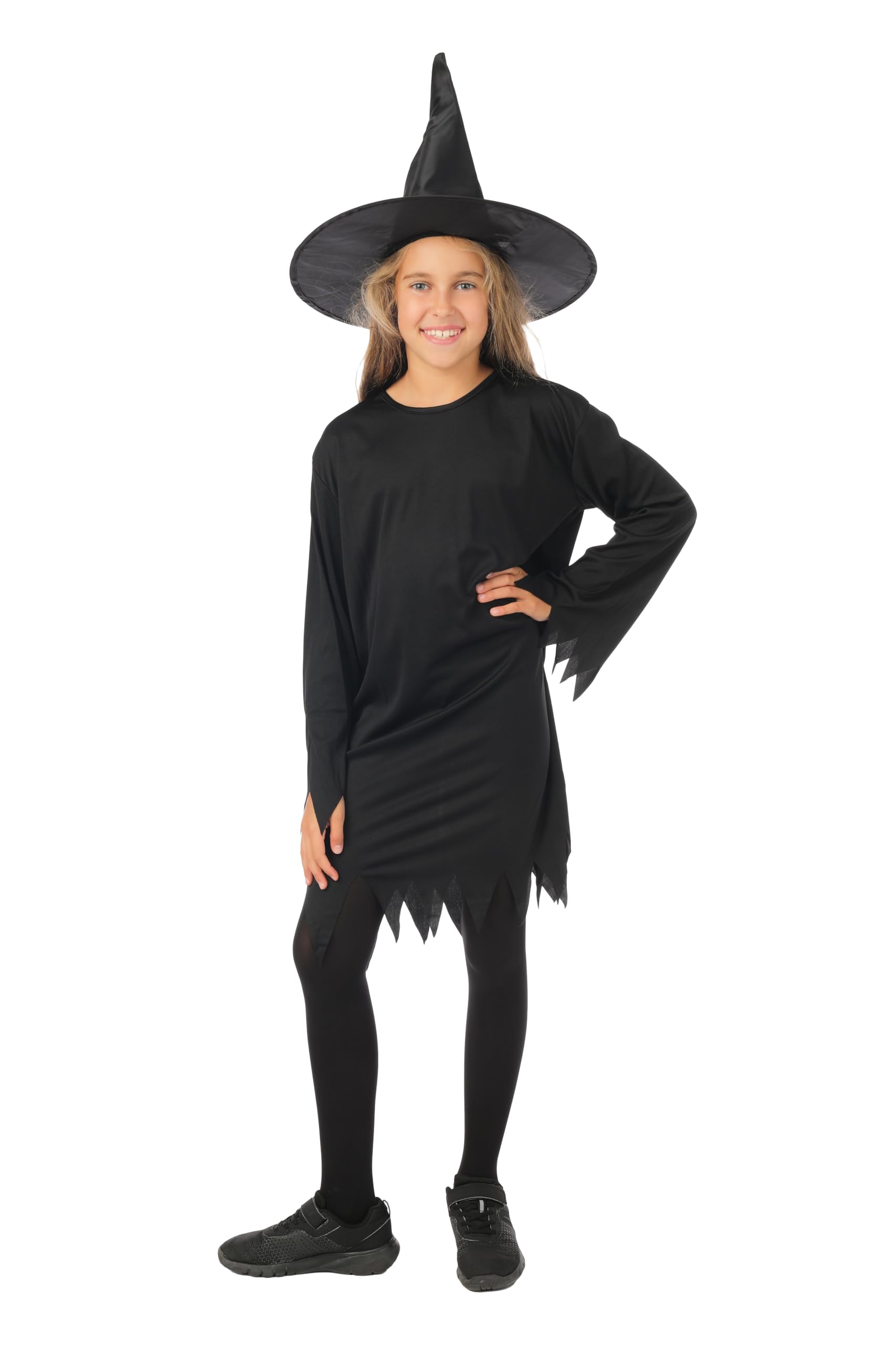 p-tit-clown-halloween-hexe-kost-m-m-dchen-kleid-hut-g-rtel image 6