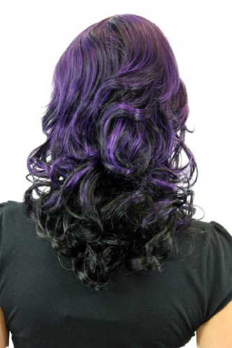 wig-me-up-gfw1039-g4-damenper-cke-schwarz-lila-mittelscheitel-locken image 5