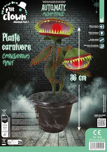 p-tit-clown-animierte-fleischfressende-pflanze-36-cm-mit-sound-licht image 5