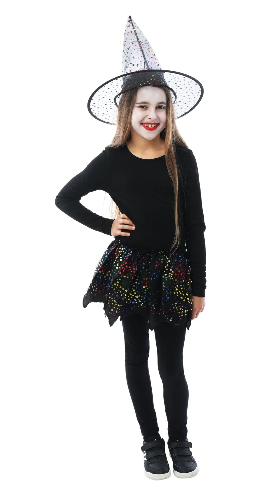 p-tit-clown-tutu-set-k-rbis-hexe-sterne-kinder-einheitsgr-e-mehrfarbig image 1