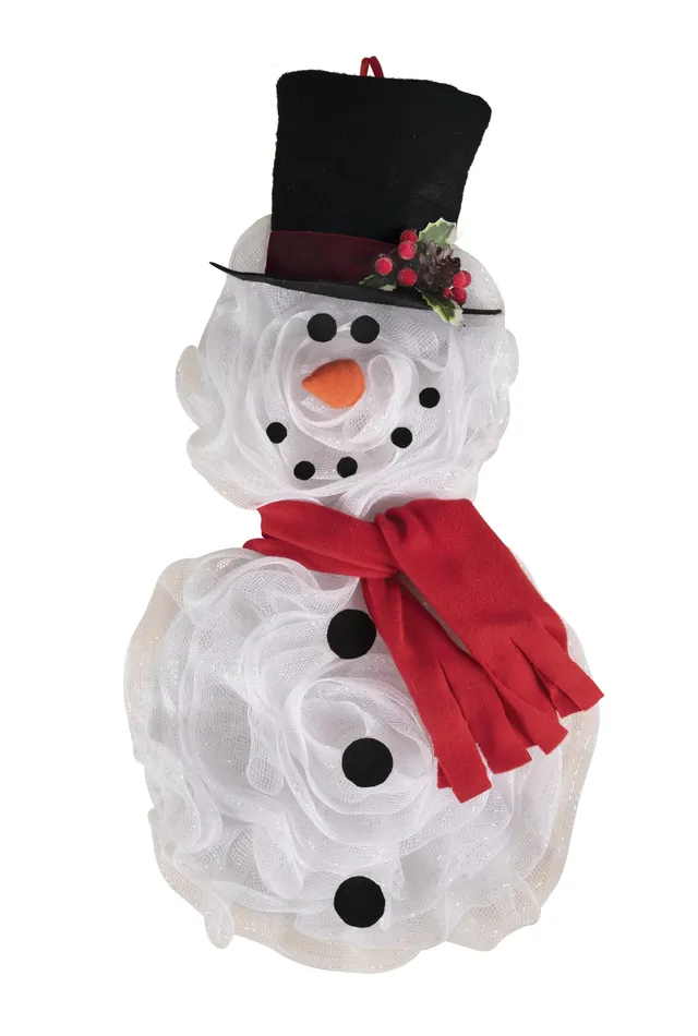 p-tit-clown-weihnachts-t-rkranz-schneemann-60-cm image 1