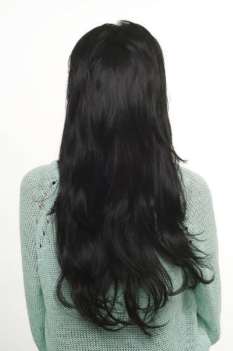 wig-me-up-sa015-2-damenper-cke-lang-schwarz-wellig-mit-mittelscheitel image 8