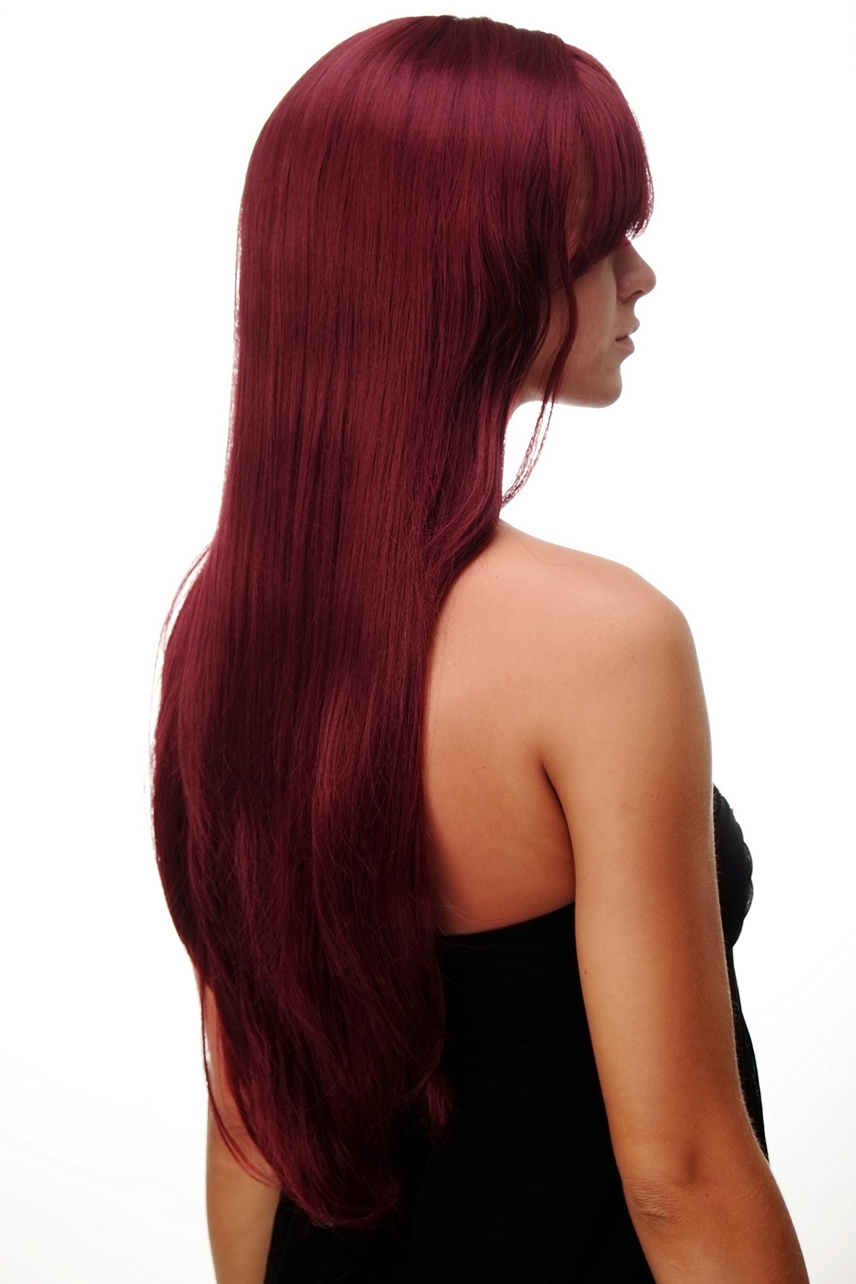 wig-me-up-3111-39-damen-per-cke-lang-glatt-granatrot-70-cm-mit-seitenscheitel image 2