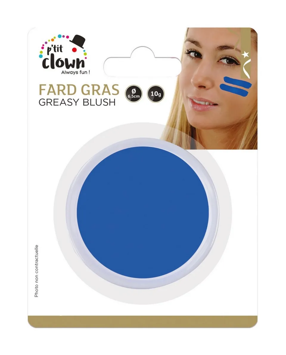 ptit-clown-fard-gras-palette-blau-rund-schminke image 1