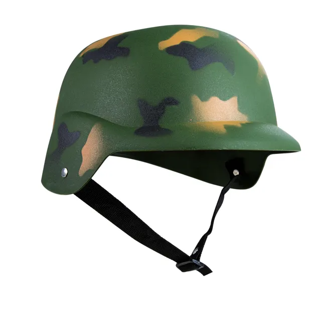 p-tit-clown-14825-milit-r-helm-camouflage-khaki-erwachsene image 1