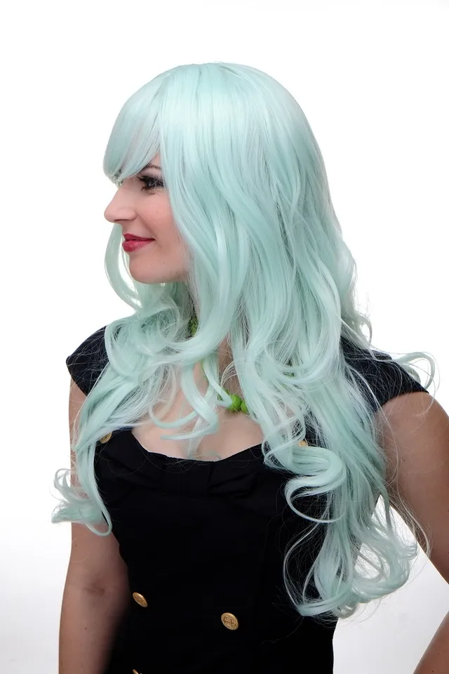 wig-me-up-285-t5507-damen-langhaarper-cke-gro-e-locken-hellgr-n-mit-pony-ca-65-c image 1