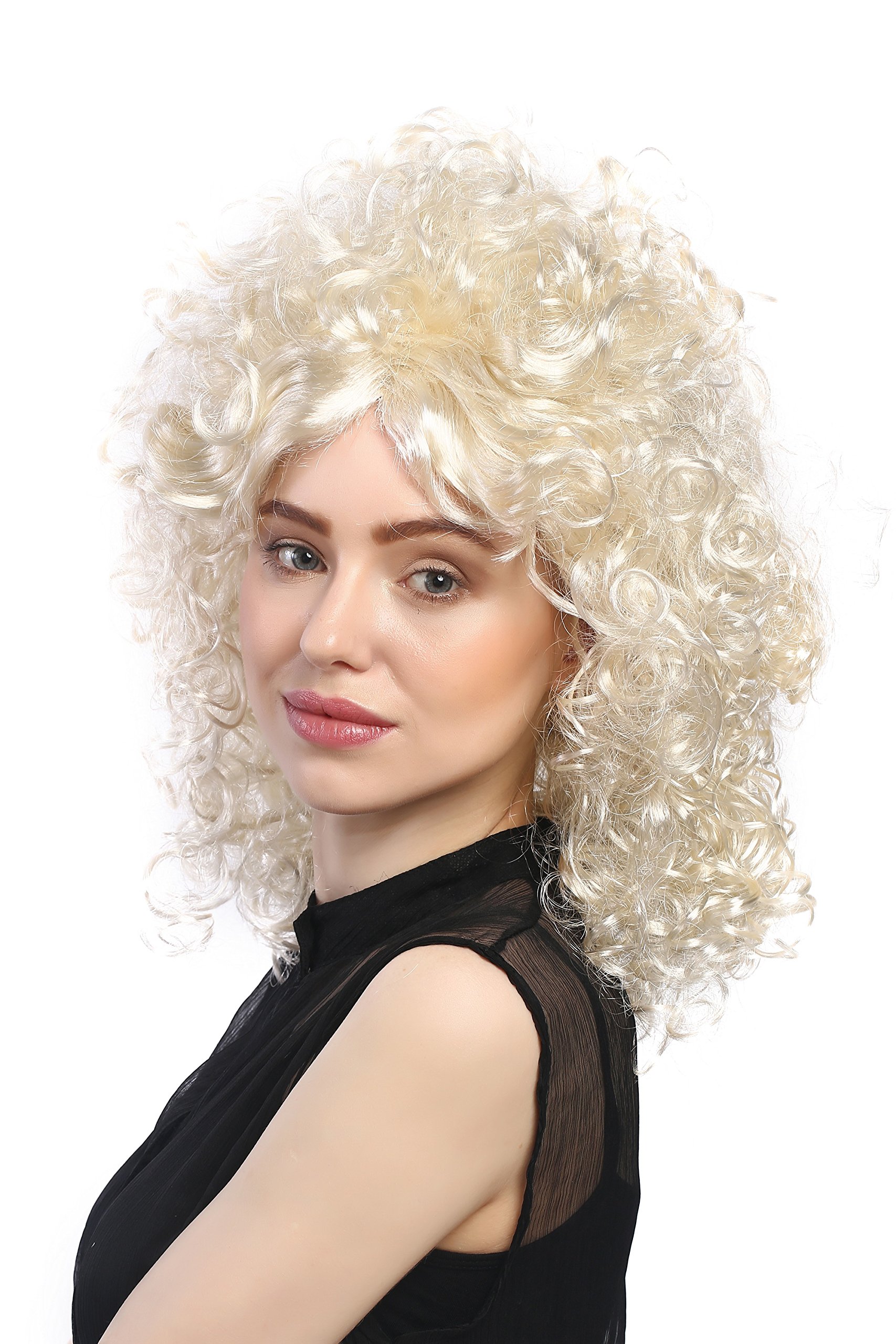 wig-me-up-91035-beehive-turmper-cke-hellblond-stark-gelockt-ca-45-cm image 2