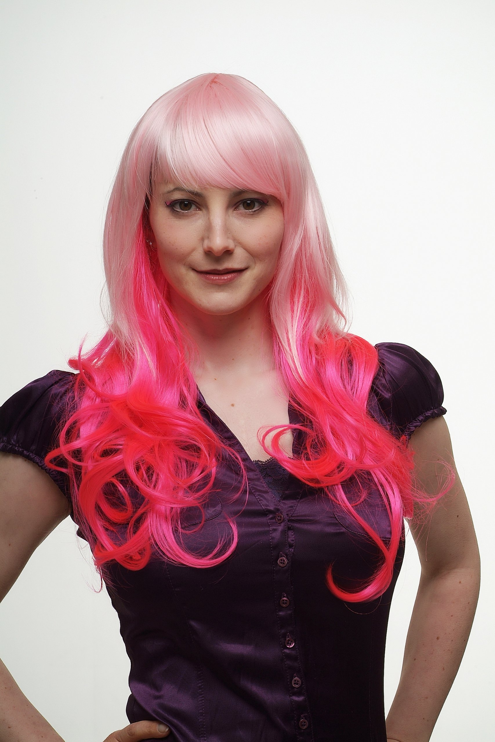 wig-me-up-sa043-tf2315ht2333-cosplay-per-cke-pink-wei-lang-gewellt-60-cm image 6