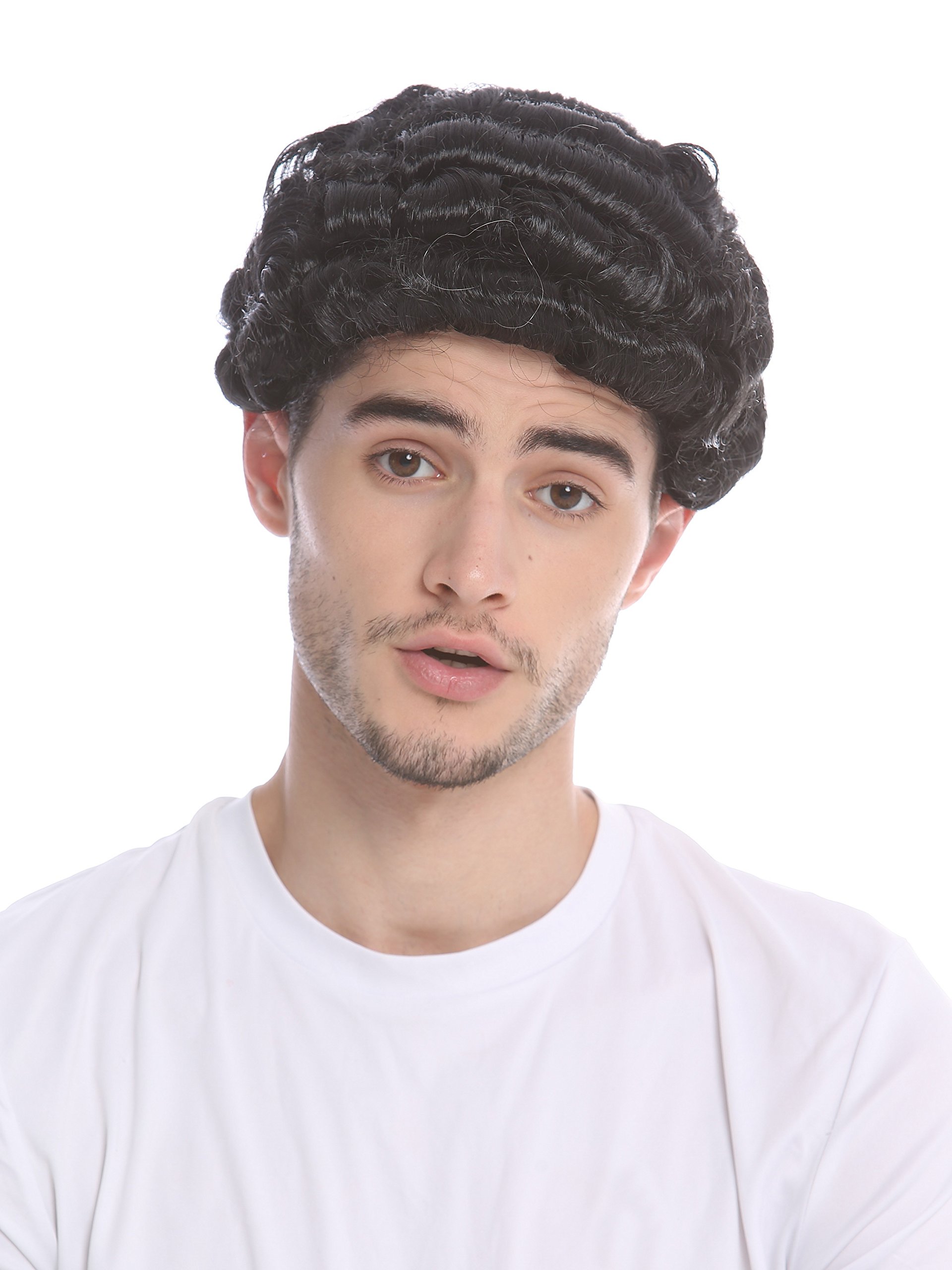 wig-me-up-dh1126-p103-barock-herren-per-cke-schwarz-lockig-mit-langem-zopf-edelm image 3