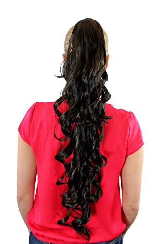 wig-me-up-jl-4017-8-haarteil-zopf-braun-75-cm-gewellt-butterfly-clip image 5