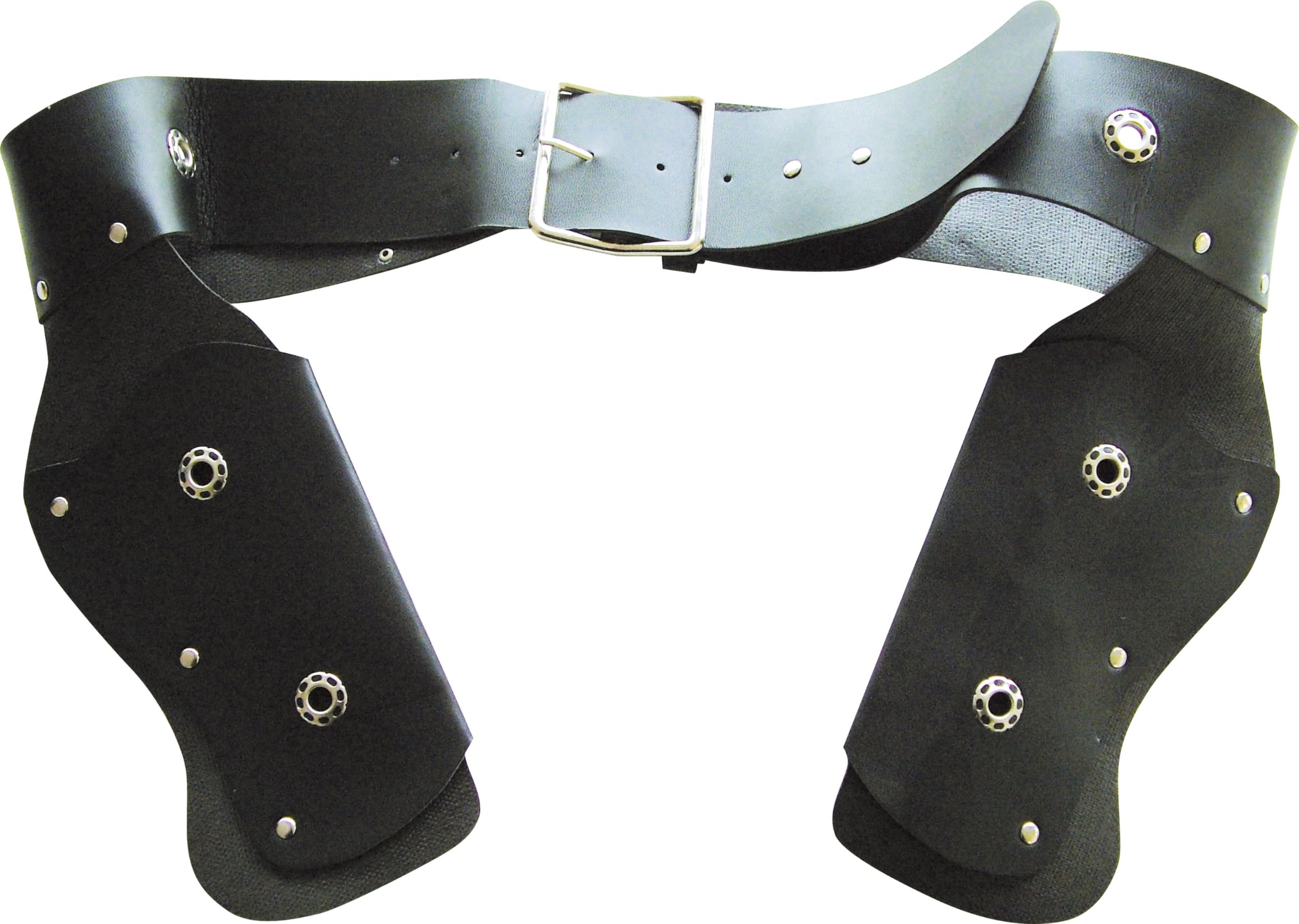 ptit-clown-cowboy-g-rtel-kunstleder-schwarz-mit-2-pistolenhalftern-erwachsene image 1