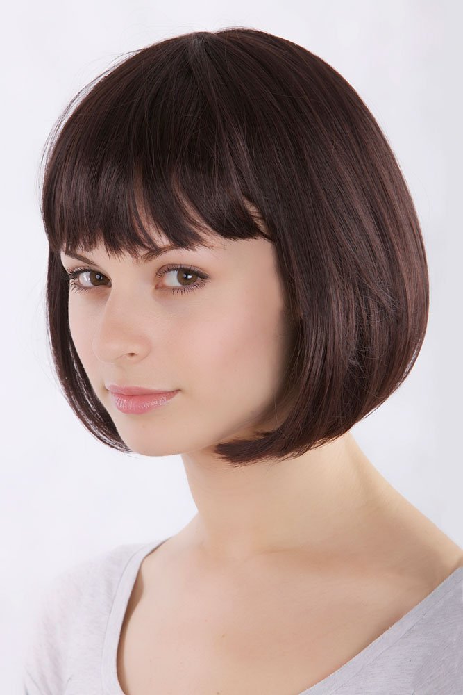 wig-me-up-ma017-2t33-bob-per-cke-dunkelbraun-mit-pony-25-cm image 2