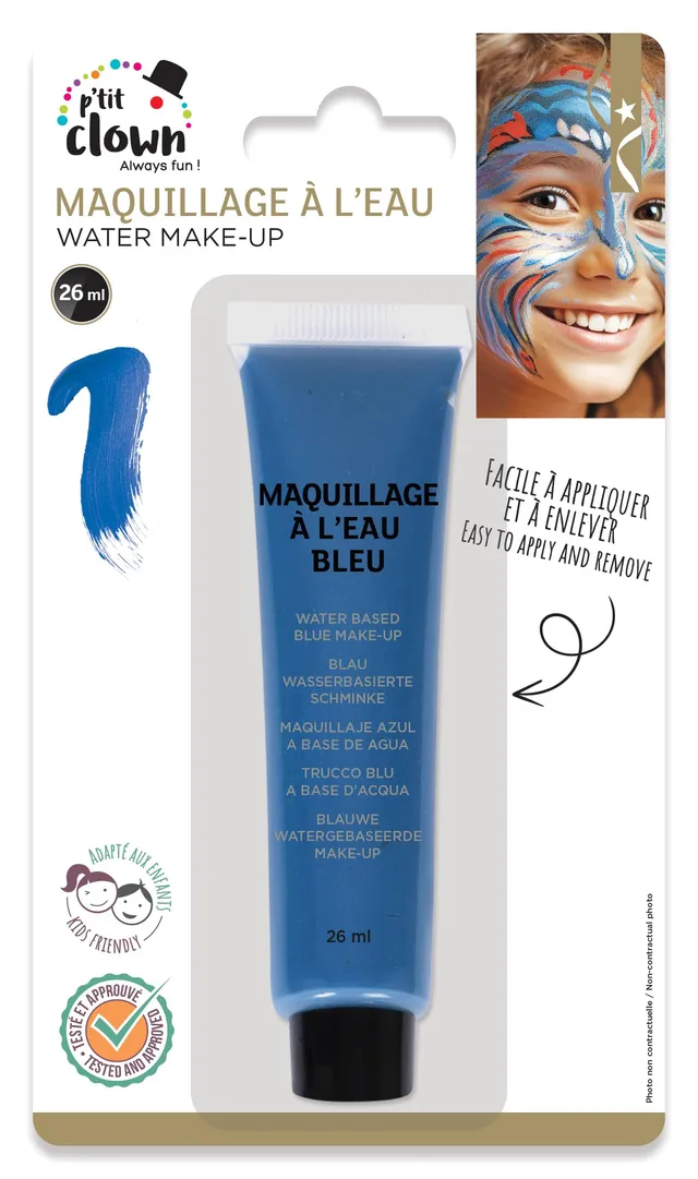 ptit-clown-24099-wasserfarbe-in-tube-26-ml-blau image 1