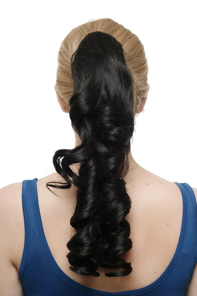 wig-me-up-pferdeschwanz-sa010-2-schwarz-spirallocken-korkenzieher-mit-butterfly- image 1
