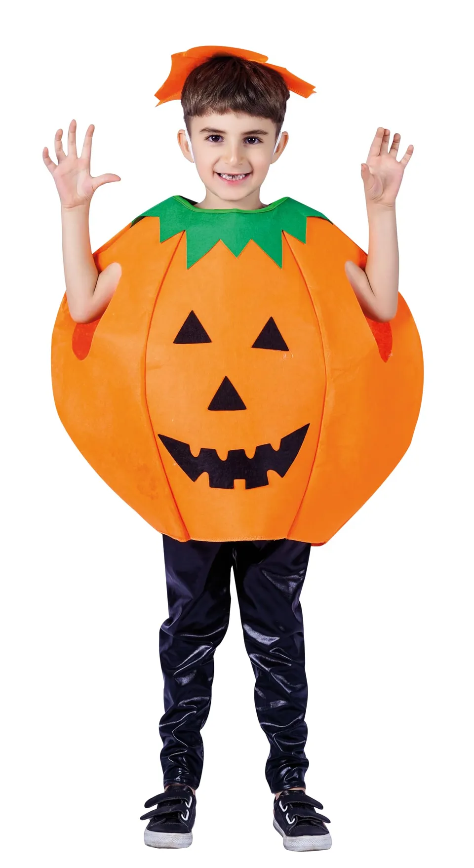 ptit-clown-k-rbiskost-m-kinder-5-6-jahre-halloween-tunika-mit-kopfschmuck image 1