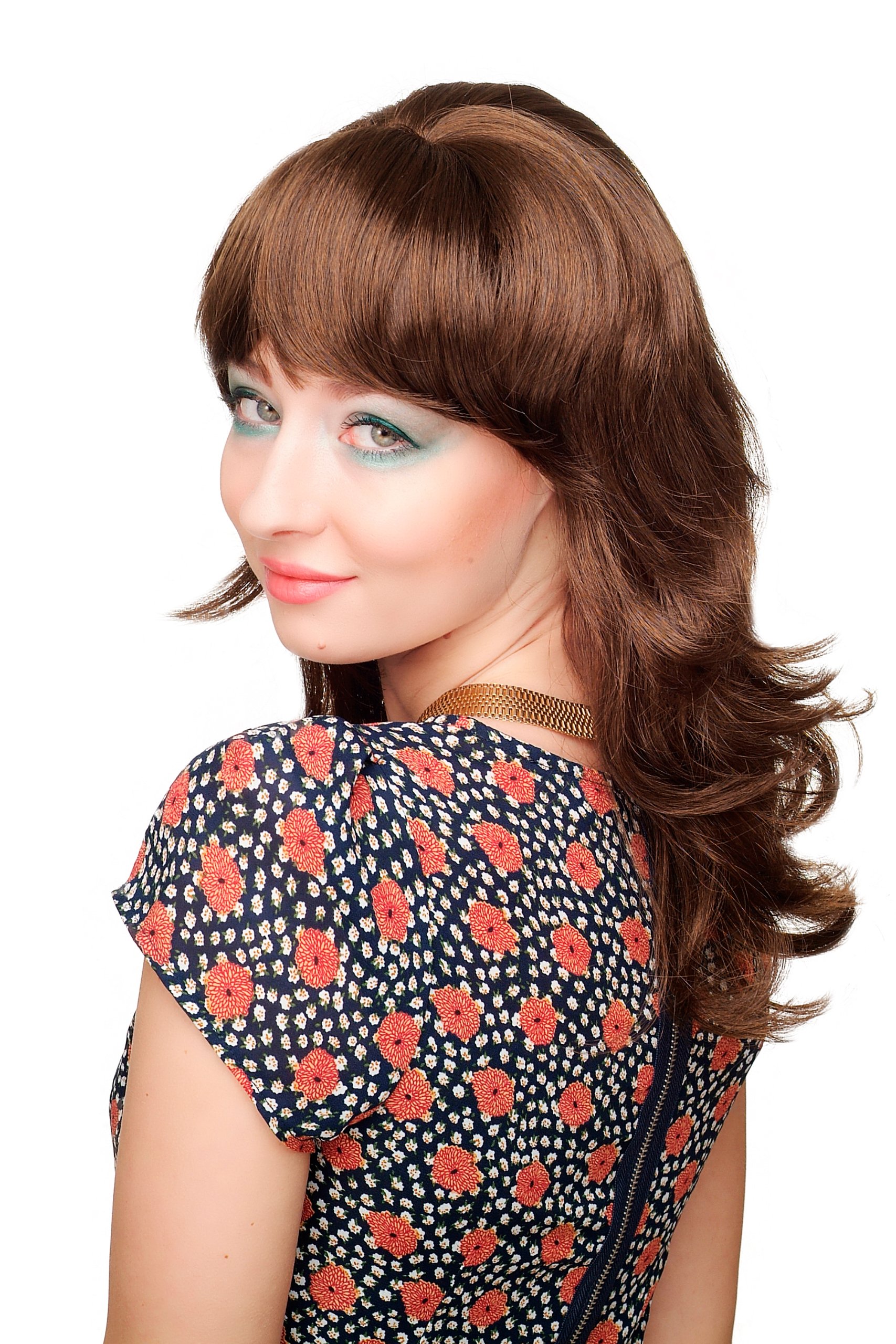 wig-me-up-damenper-cke-cm-177-8-mittellang-gewellt-braun-mit-pony-45-cm image 3