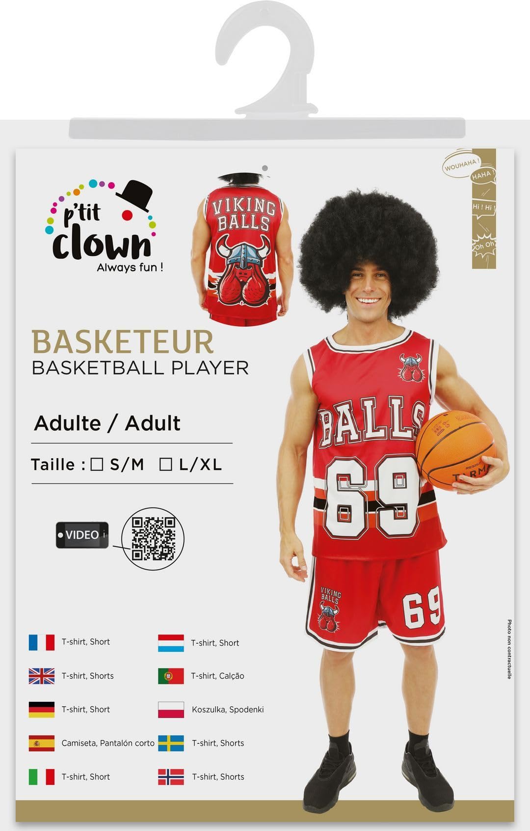 ptit-clown-23808-kost-m-baskteur-erwachsene-l-xl image 7