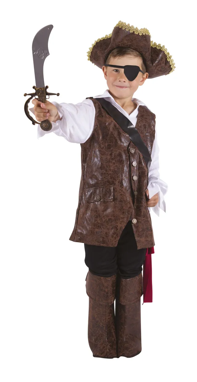 p-tit-clown-piratenkost-m-jungen-10-12-jahre-mehrfarbig image 1