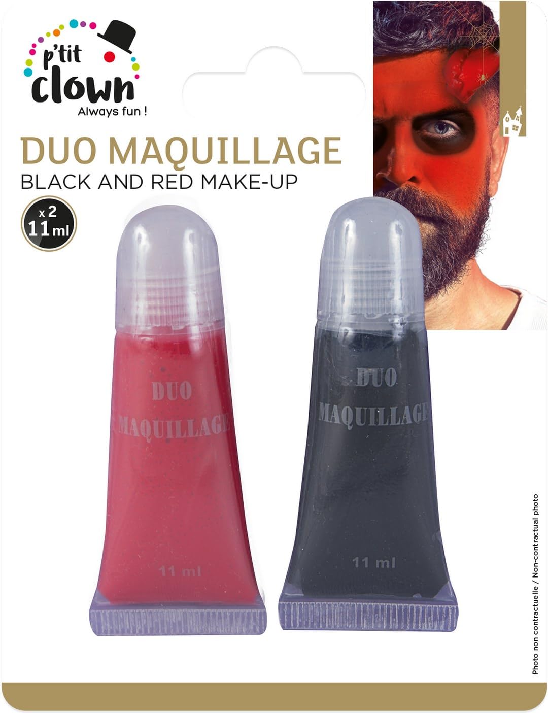 ptit-clown-fettschminke-rot-schwarz-karneval-schminke image 4