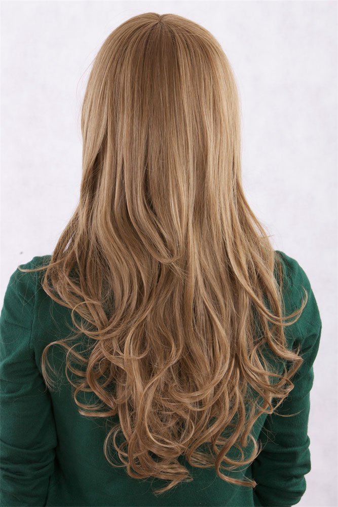 wig-me-up-3255-m8-damen-langhaarper-cke-dunkelblond-wellig-55-cm-mit-pony image 4