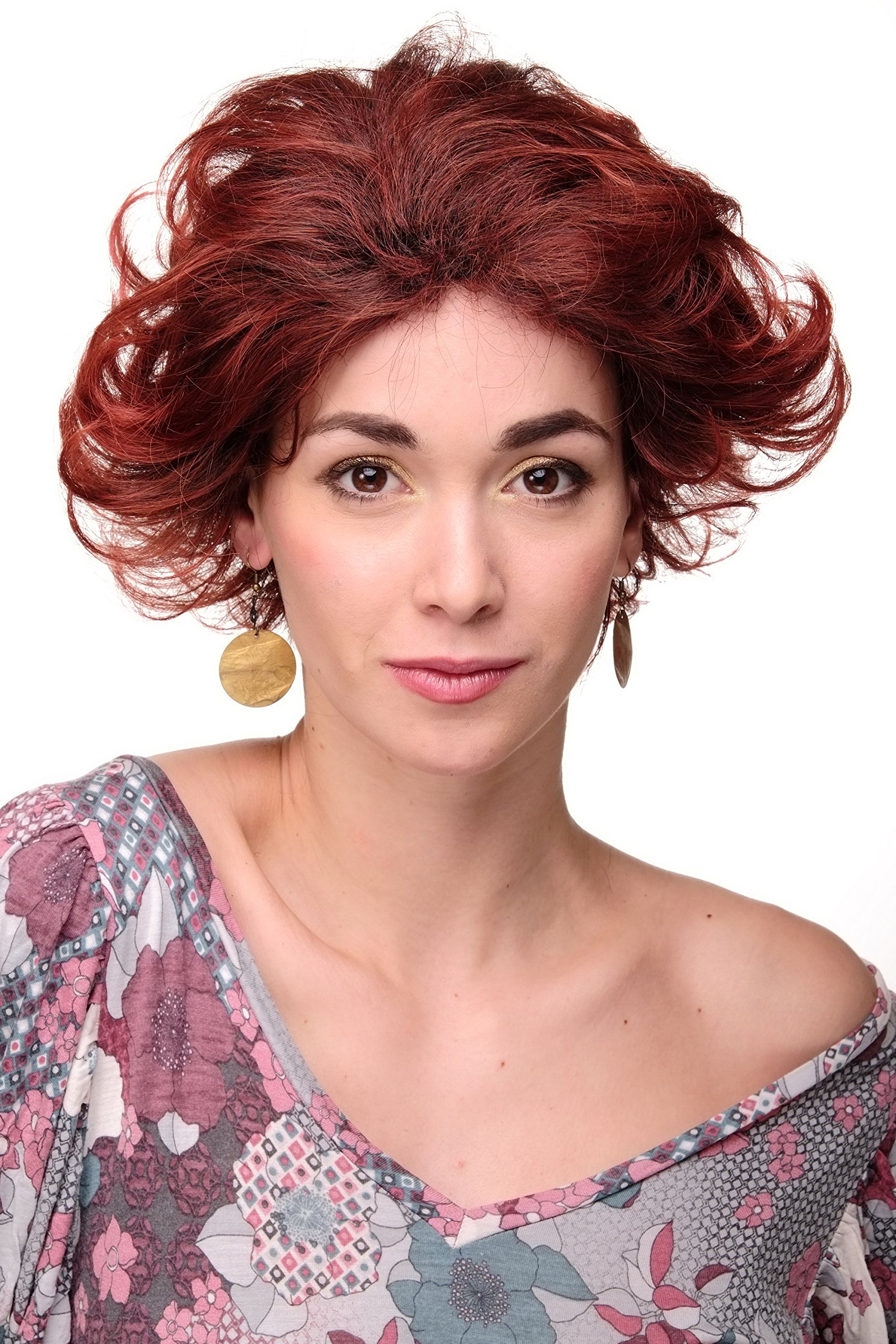 wig-me-up-tyw60298-4t350-damenper-cke-kurz-toupiert-braun-rot-mix image 5