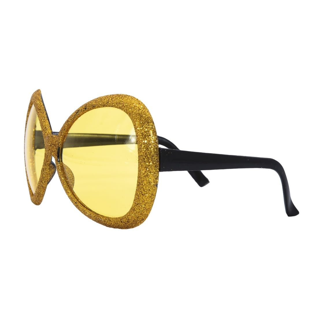 ptit-clown-20034-disco-brille-mit-pailletten-kunststoff-gold image 3