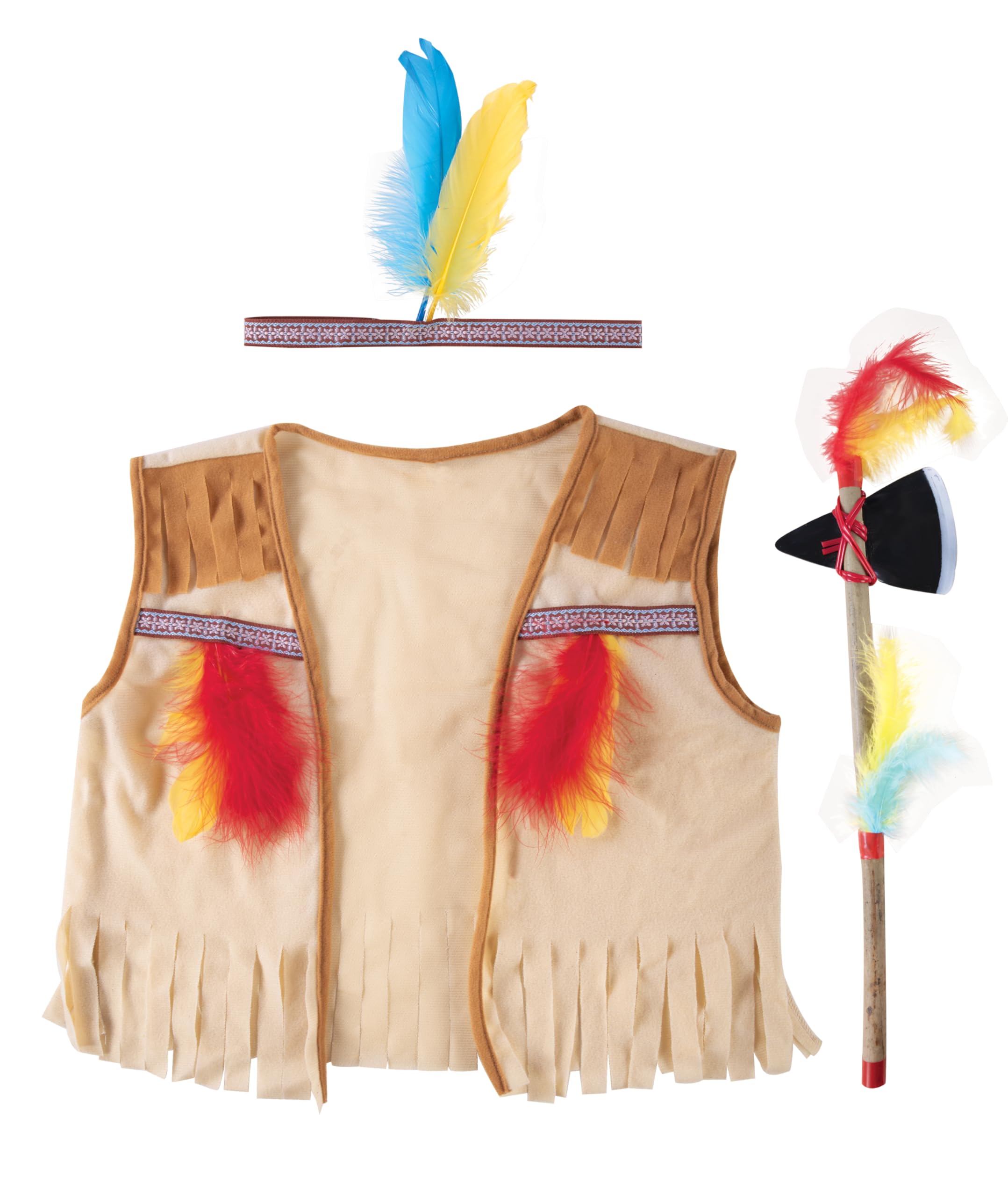 ptit-clown-indianer-zubeh-r-set-f-r-kinder-mehrfarbig image 4