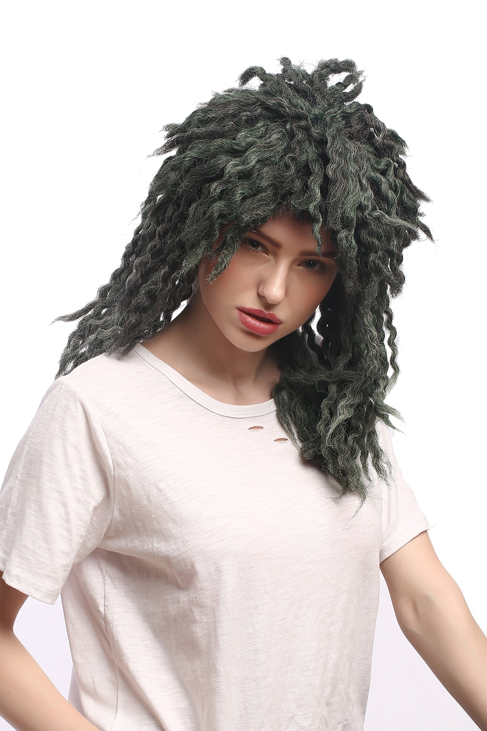 wig-me-up-90889-afro-per-cke-neptun-nixe-meerjungfrau-grau-gr-n-braun-mix image 3