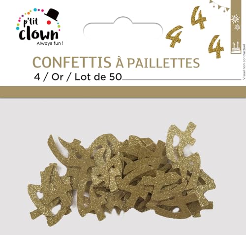 p-tit-clown-glitzer-konfetti-zahl-4-gold-50-st-ck image 5