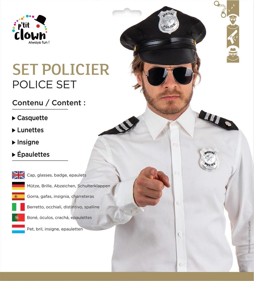 p-tit-clown-66644-kost-m-zubeh-r-schwarz image 3