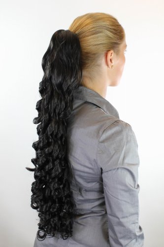 wig-me-up-jl-3111-3-haarteil-zopf-dunkelbraun-spirallocken-ca-65-cm image 2