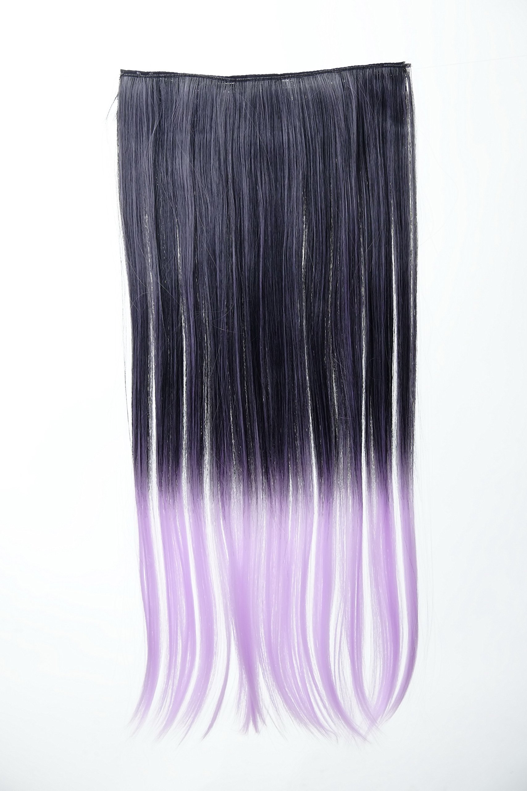 wig-me-up-yzf-3179p-clip-in-extension-ombre-schwarz-rot-60-cm image 8