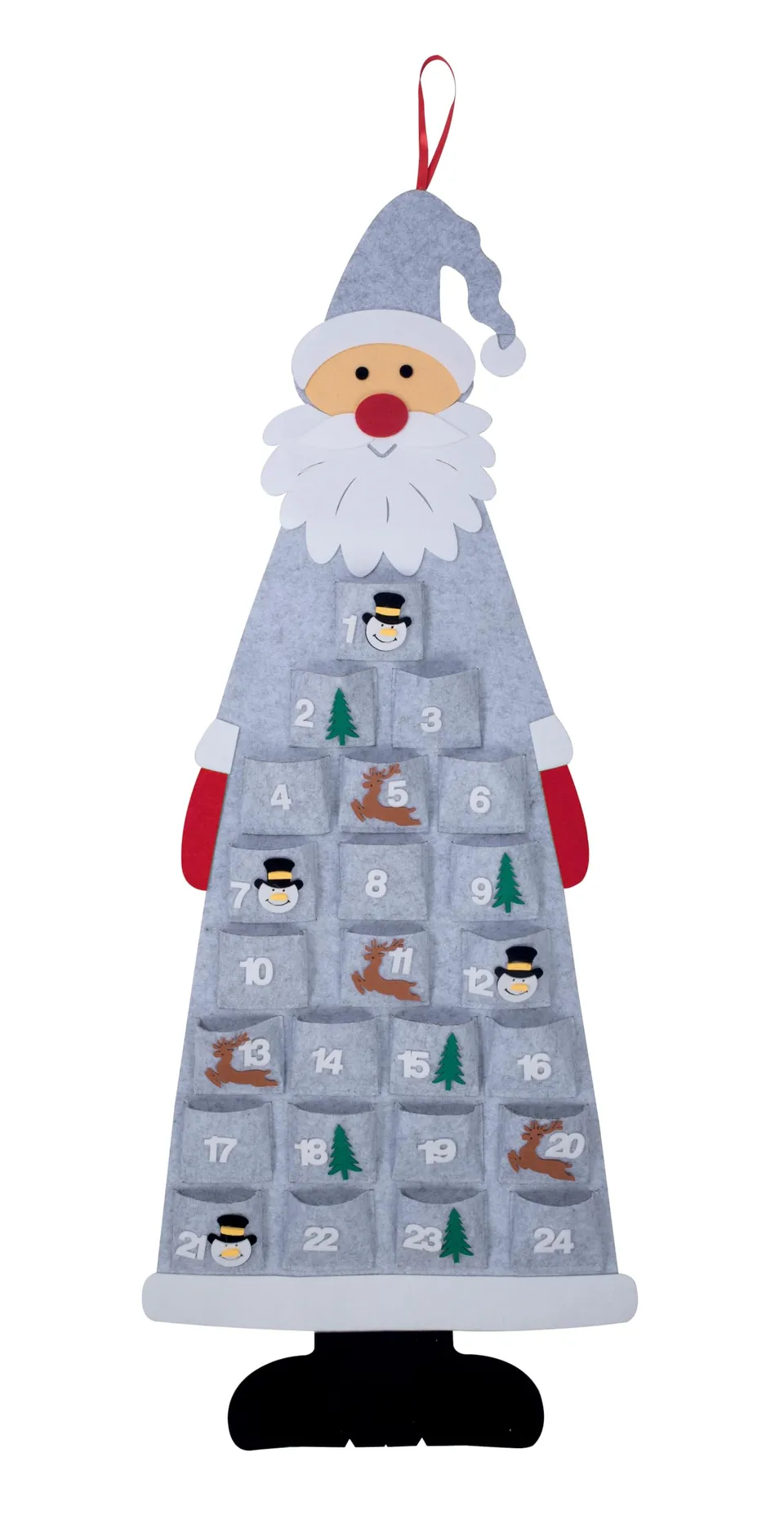 ptit-clown-88002-weihnachtsmann-adventskalender-zum-bef-llen-115-cm-grau image 1