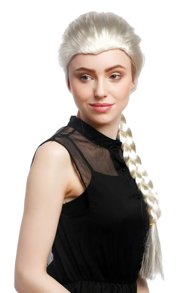 wig-me-up-xr-009-p613-prinzessin-per-cke-hellblond-langer-zopf-ca-70-cm image 1