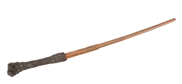 ptit-clown-zauberstab-44-cm-holz-braun-hexenstab image 1