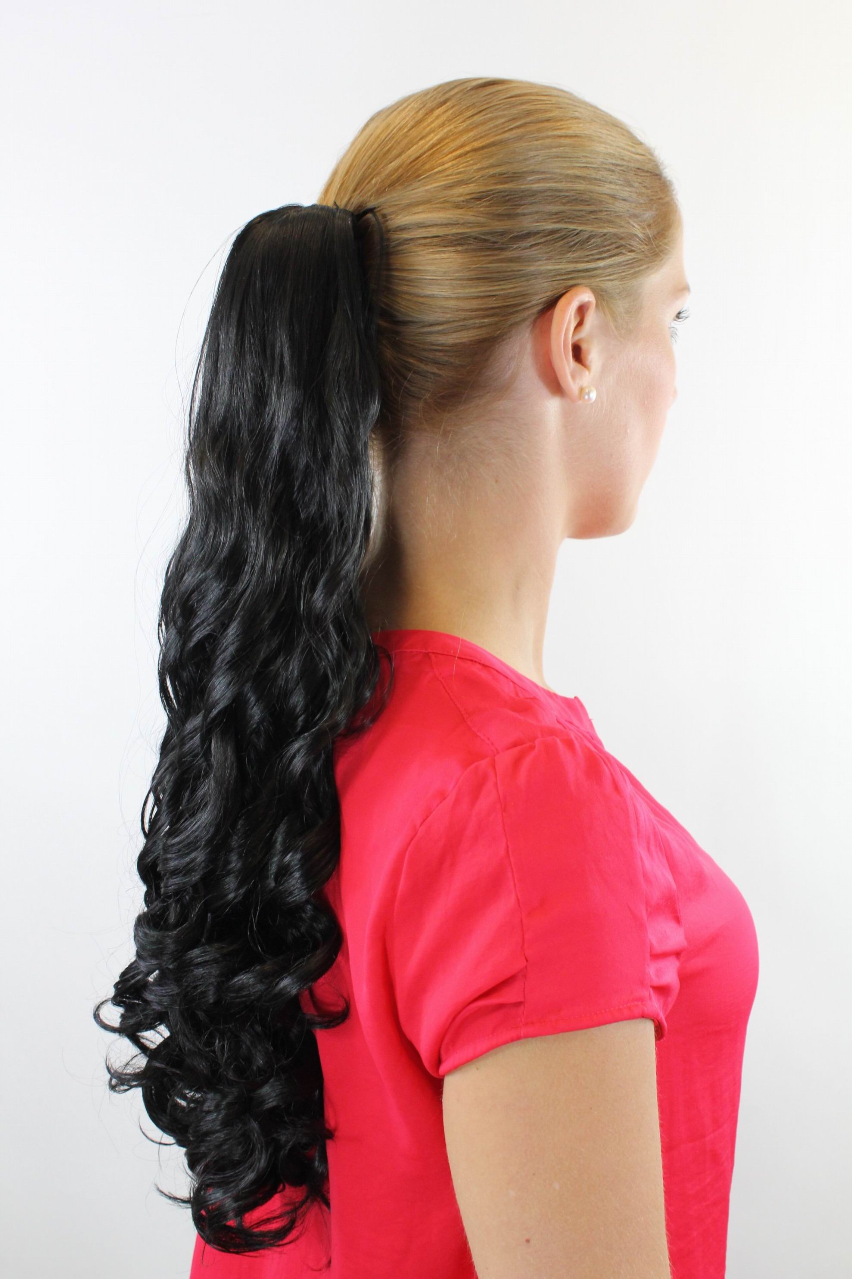wig-me-up-haarteil-zopf-ponytail-250-2-schwarz-45-cm-spirallocken-mit-butterfly- image 2