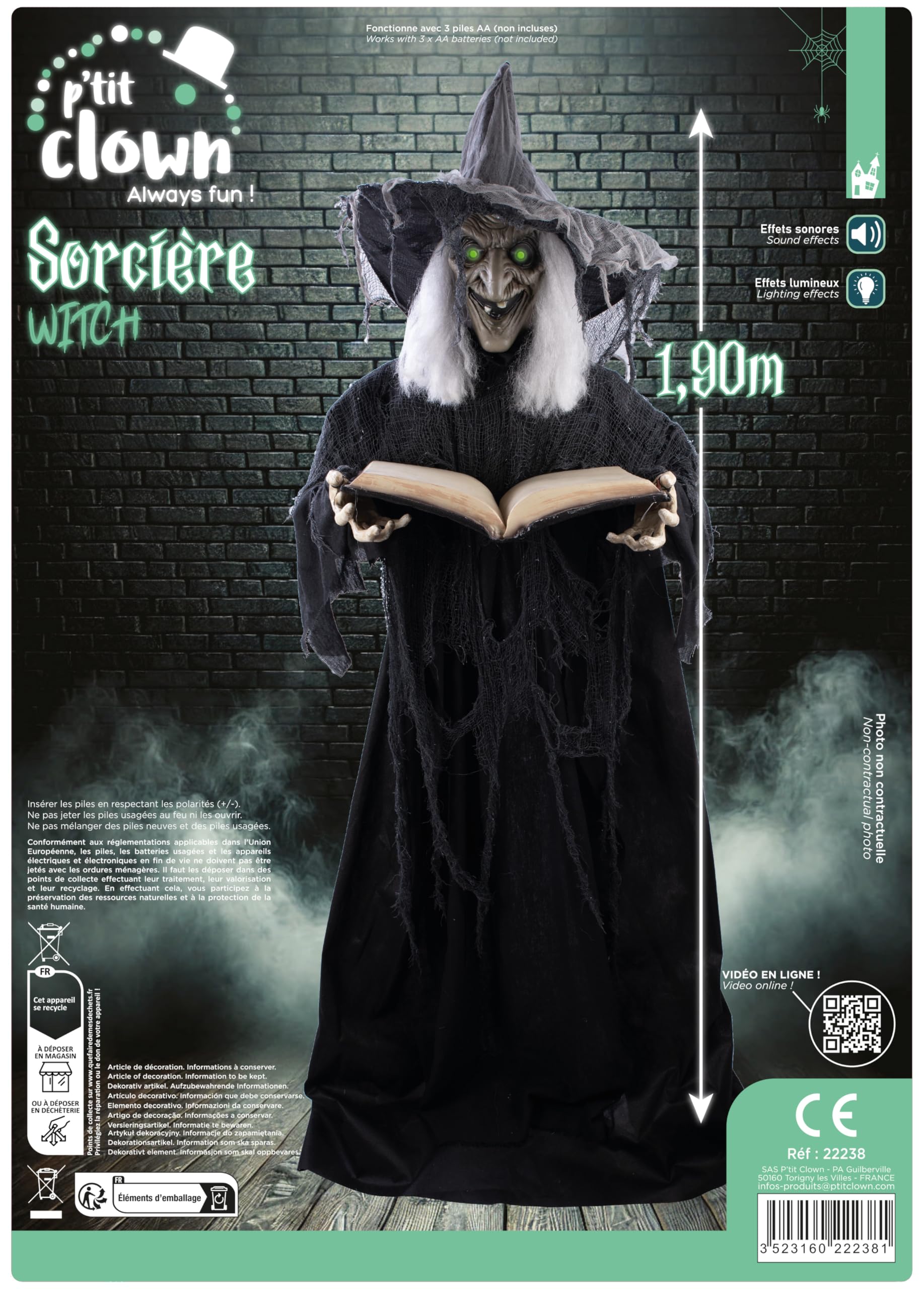 p-tit-clown-animierte-halloween-hexe-190-cm-mit-sound-und-licht image 4