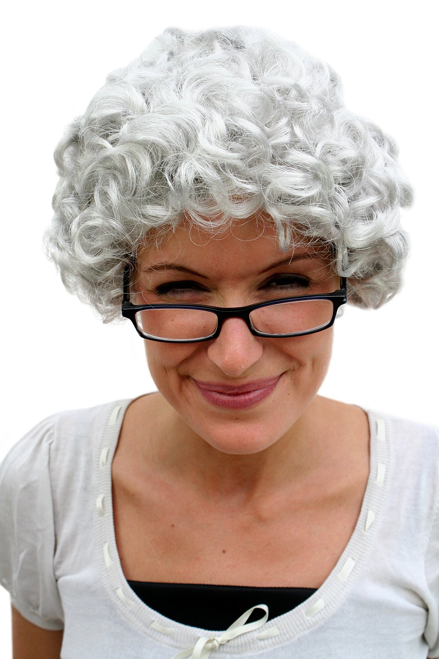 wig-me-up-pw0035-k309-per-cke-grau-locken-oma-granny image 1