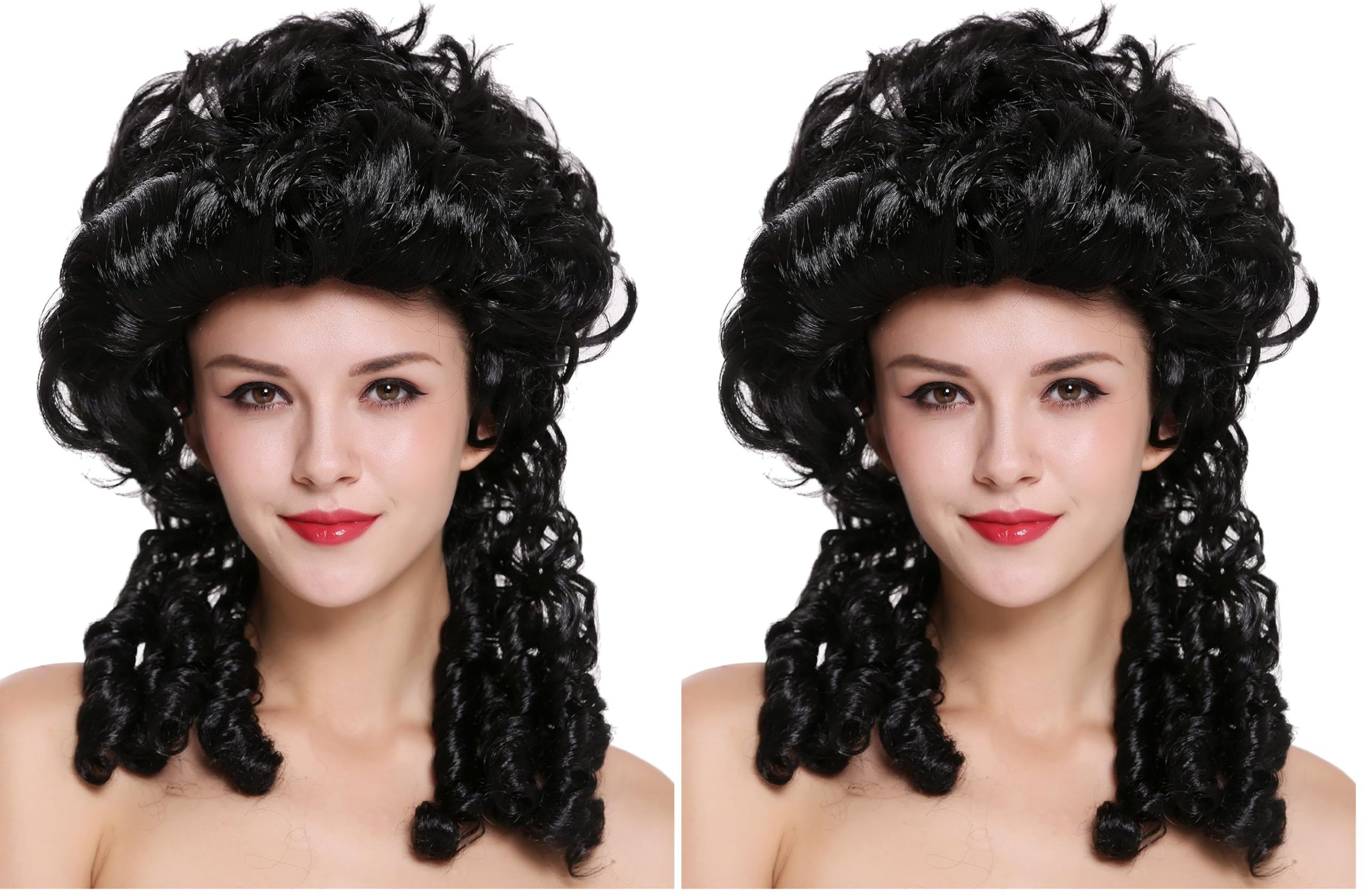 wig-me-up-dh1009-za103-damenper-cke-barock-renaissance-schwarz-40-cm image 5
