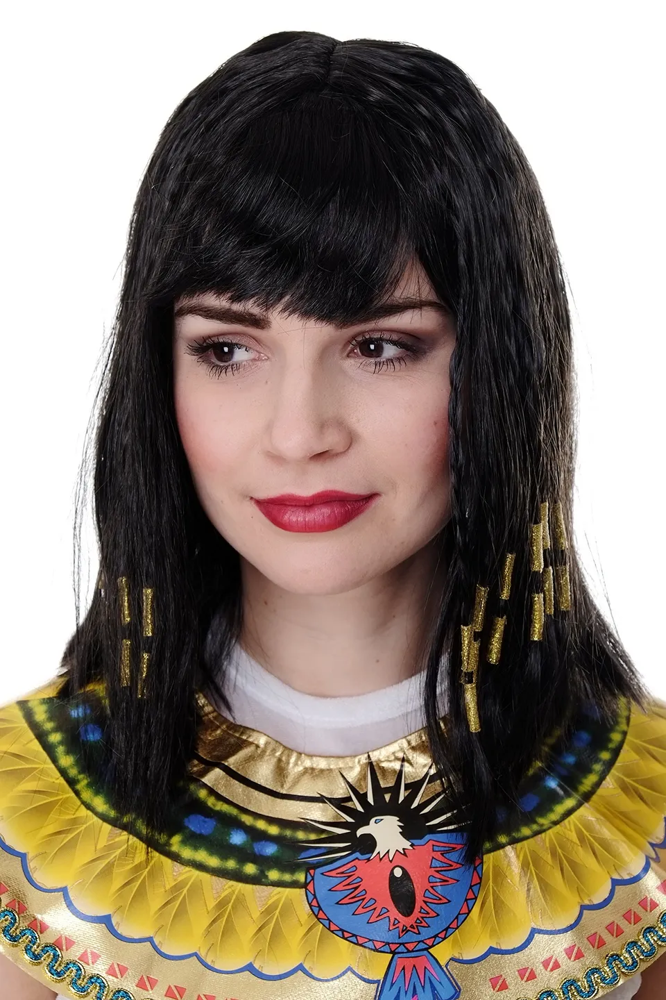 wig-me-up-pw0185-p103-cleopatra-per-cke-schwarz-mit-goldperlen image 1