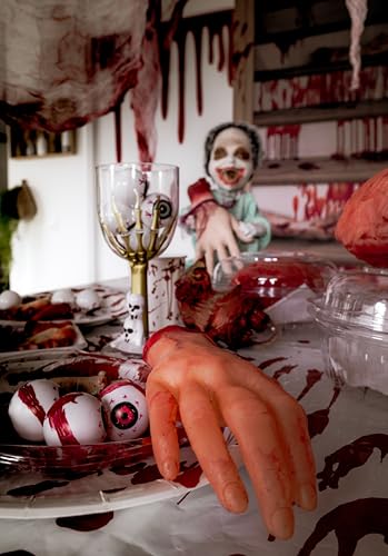 ptit-clown-abgetrennte-blutige-hand-latex-deko-23-5-x-9-5-cm-halloween image 6