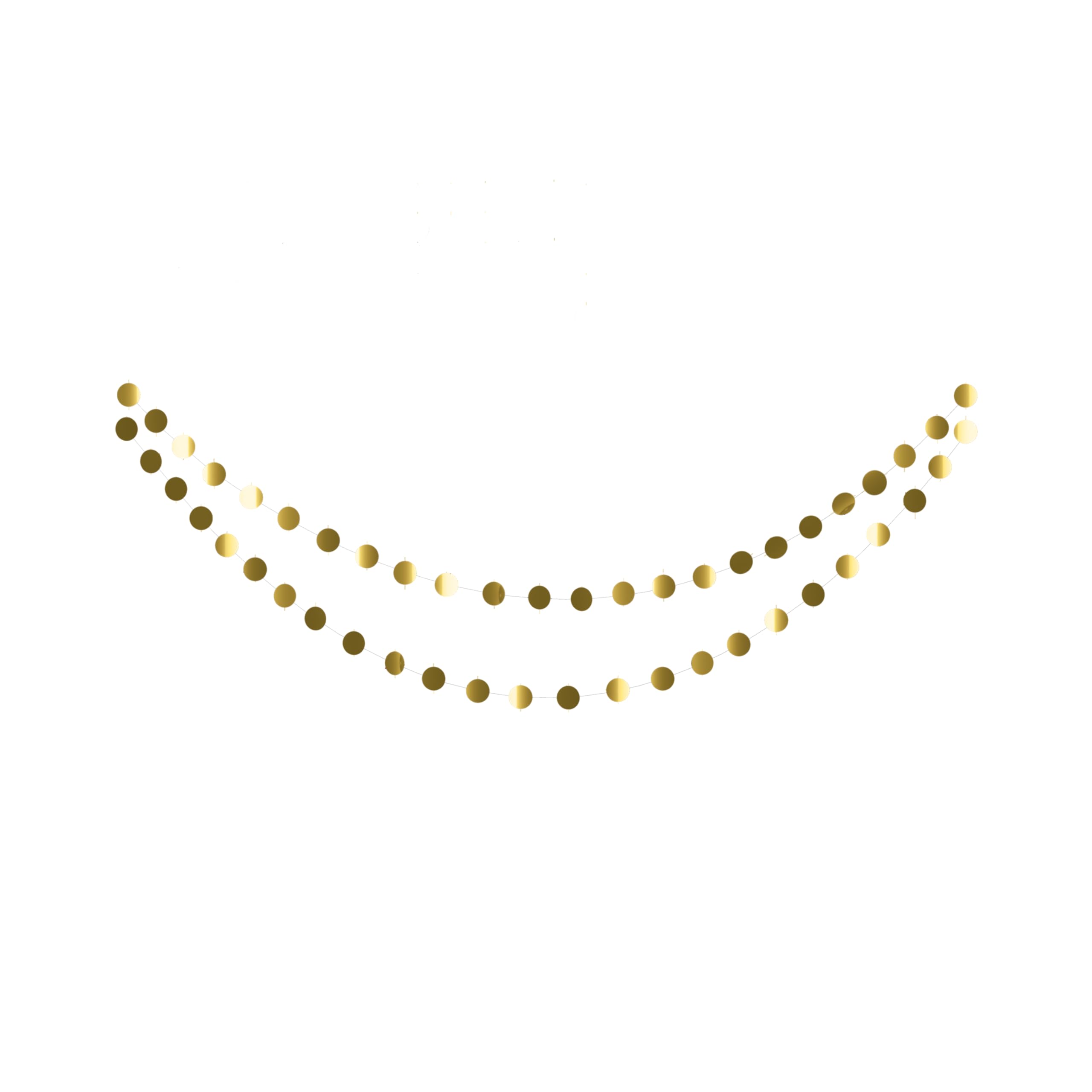 ptit-clown-girlande-mini-scheiben-re22606-gold-5-m image 1