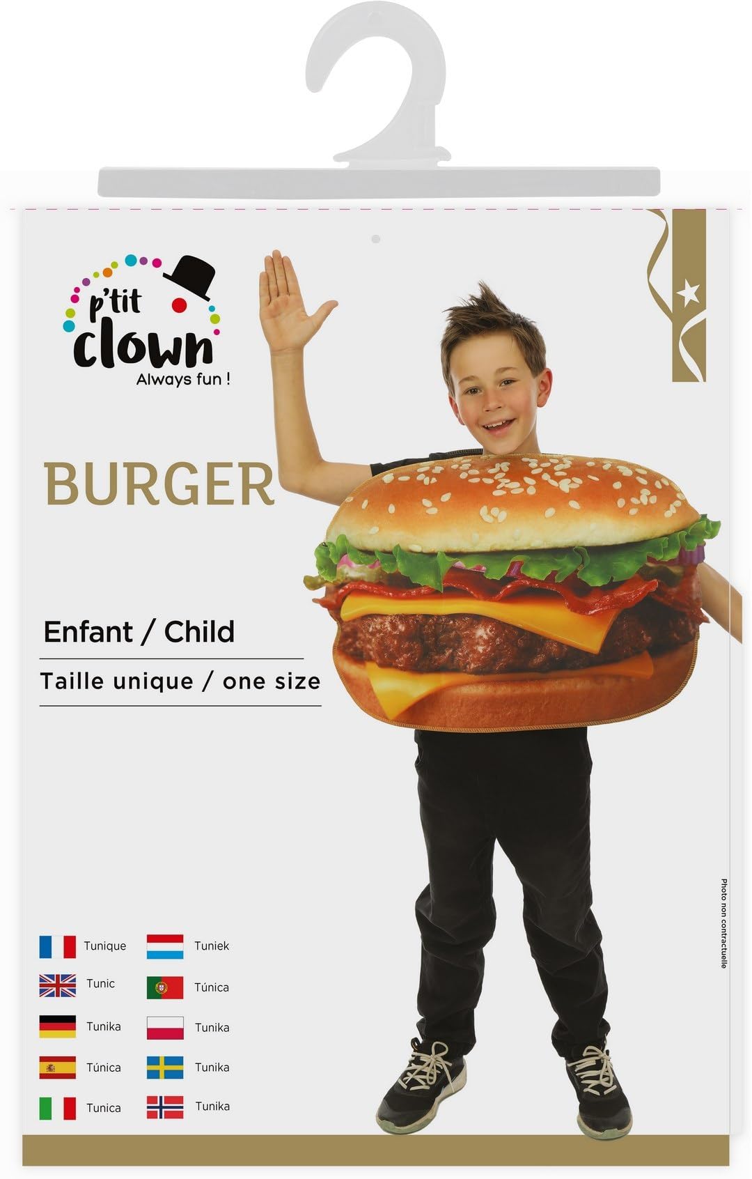 p-tit-clown-fast-food-tunika-kinder-fasching-snack-kost-m-einheitsgr-e image 6
