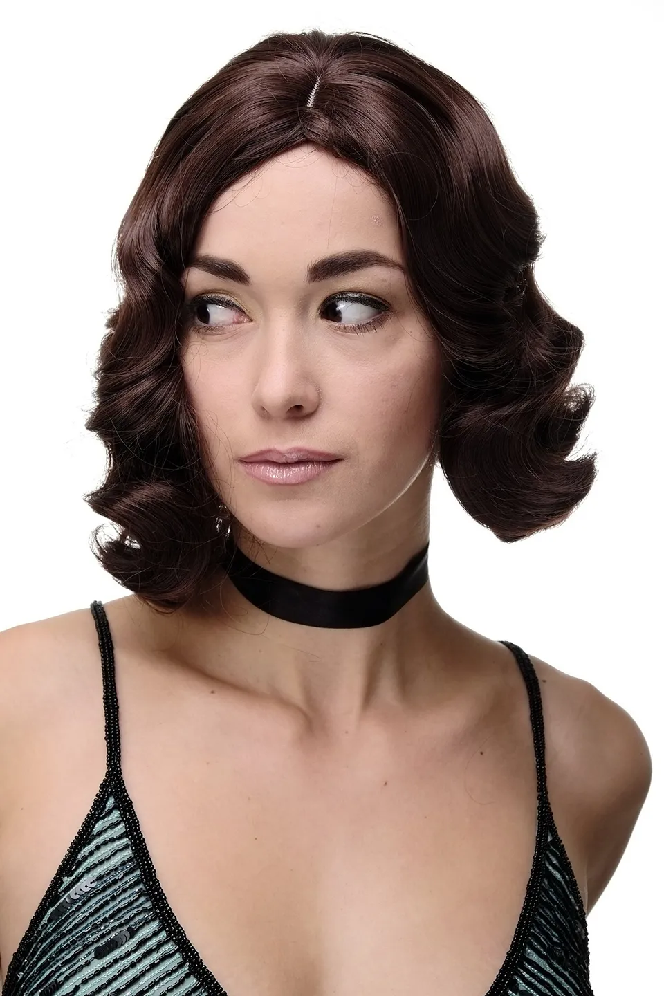 wig-me-up-gfw1726-33-damenper-cke-20er-jahre-wellen-kastanienbraun-30-cm image 1