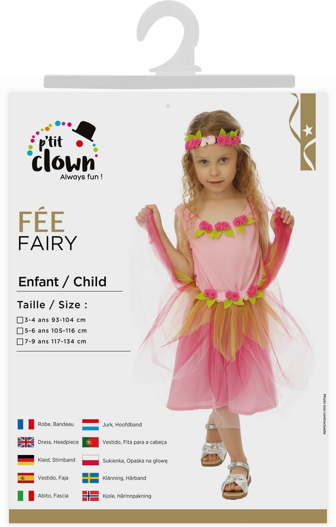 ptit-clown-feenkost-m-kinder-7-9-jahre-rosa image 6