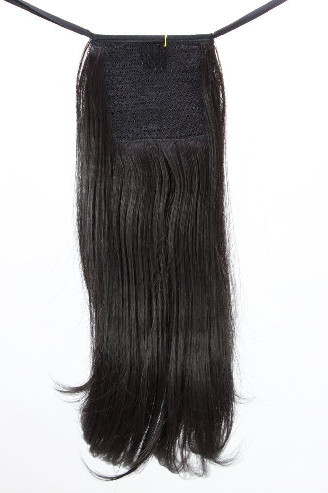 wig-me-up-c9427-2-haarteil-zopf-schwarz-glatt-50-cm-mit-klammer image 4