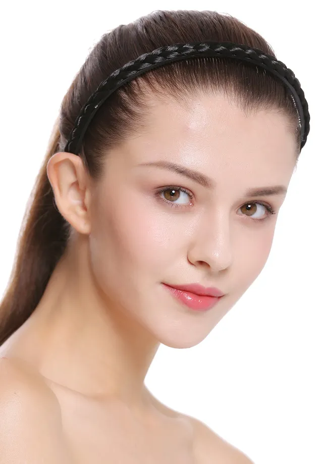 wig-me-up-haarband-haarreif-cxt-004-001-schwarz-geflochten-1-cm image 1