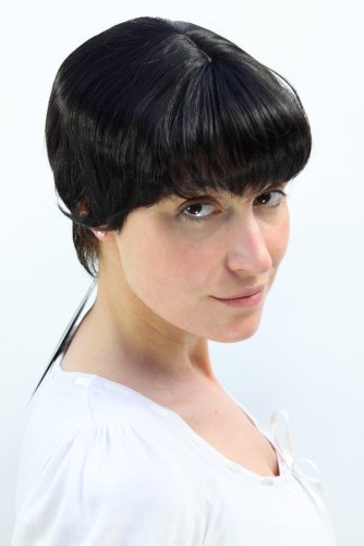 wig-me-up-1007-2-damenper-cke-kurz-page-schwarzbraun-20-cm image 8
